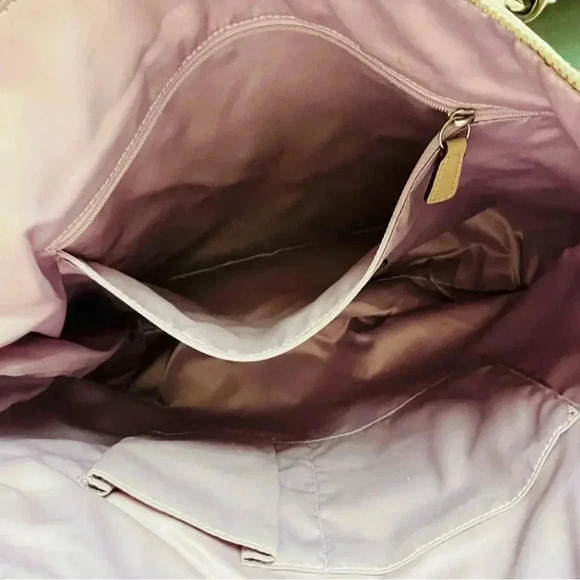 Coach Rare Poppy Metallic Gold Champagne Tote - Picture 11 of 13